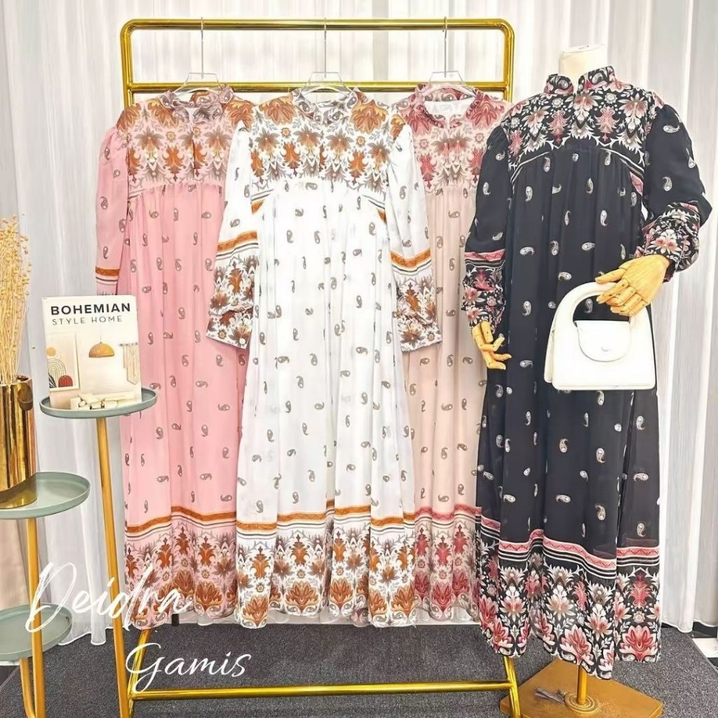 Asofa Deidra Gamis Dress Free Hijab Fashion Muslim