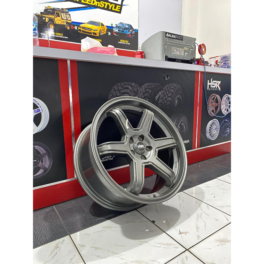 Promo Velg Mobil Te 37 Palang 6 Ring 18 Lobang 5 Warna Grey