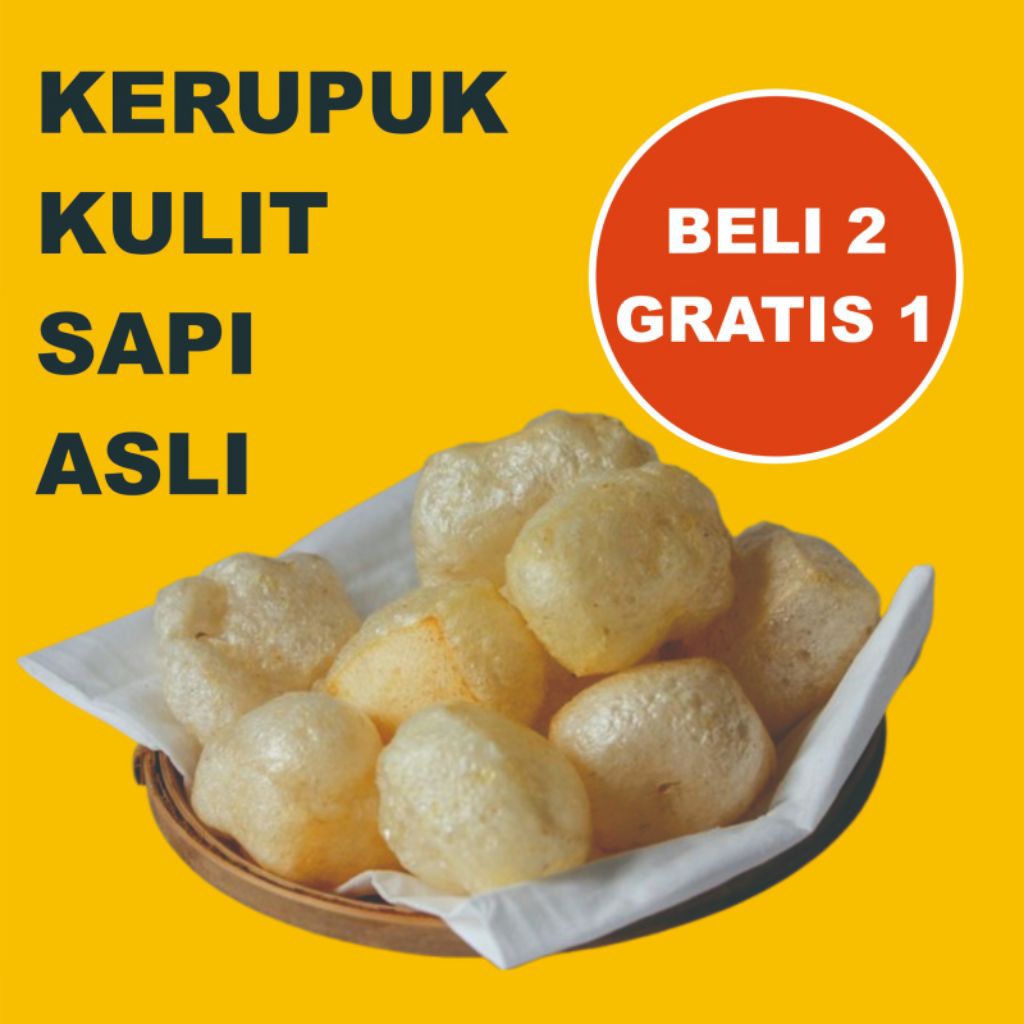 

Kerupuk kulit sapi asli dorokdok rambak sapi asli original