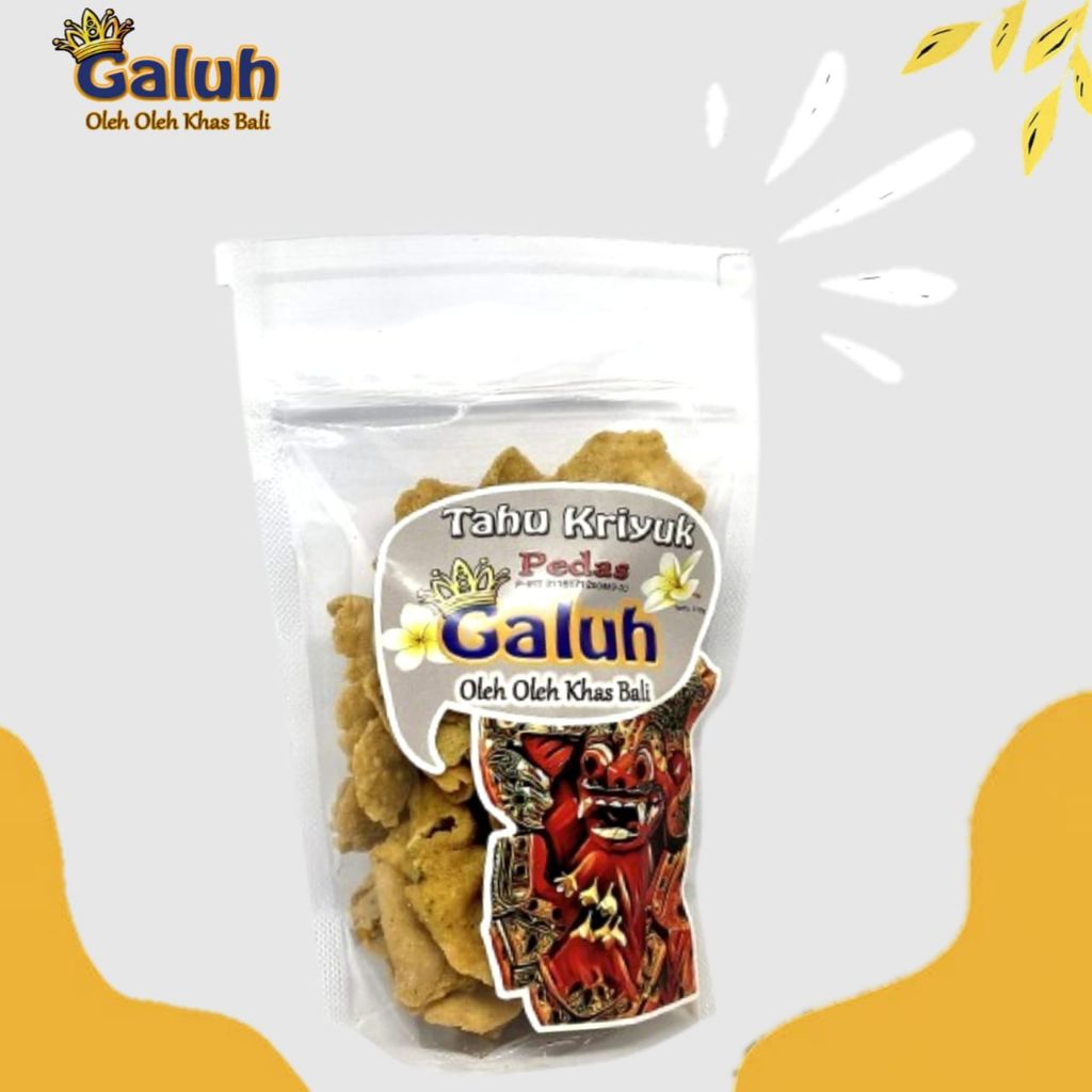 

Keripik Tahu Galuh 150g – Camilan Renyah Rasa Original, Oleh Oleh Khas Bali Halal & Gurih