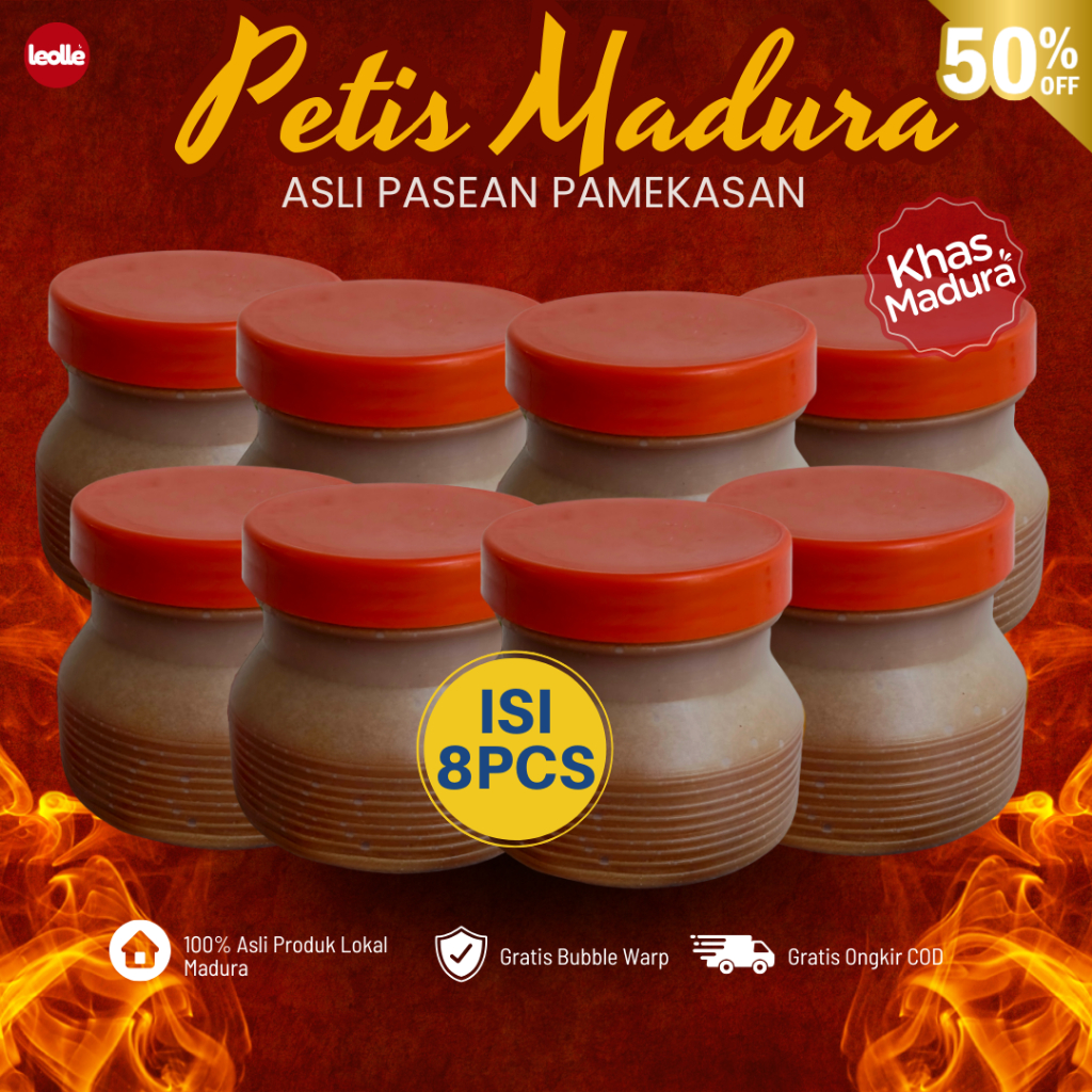 

Petis Madura Asli Ikan Tuna Pasean Pamekasan Bumbu Sambel Rujak Super Enak Gurih isi 8 pcs