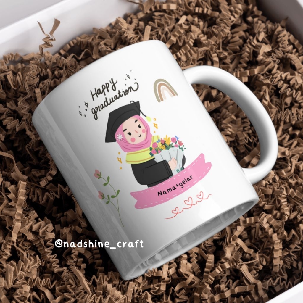Hampers Mug Wisuda/Kado wisuda mug/ Hadiah wisuda Mug