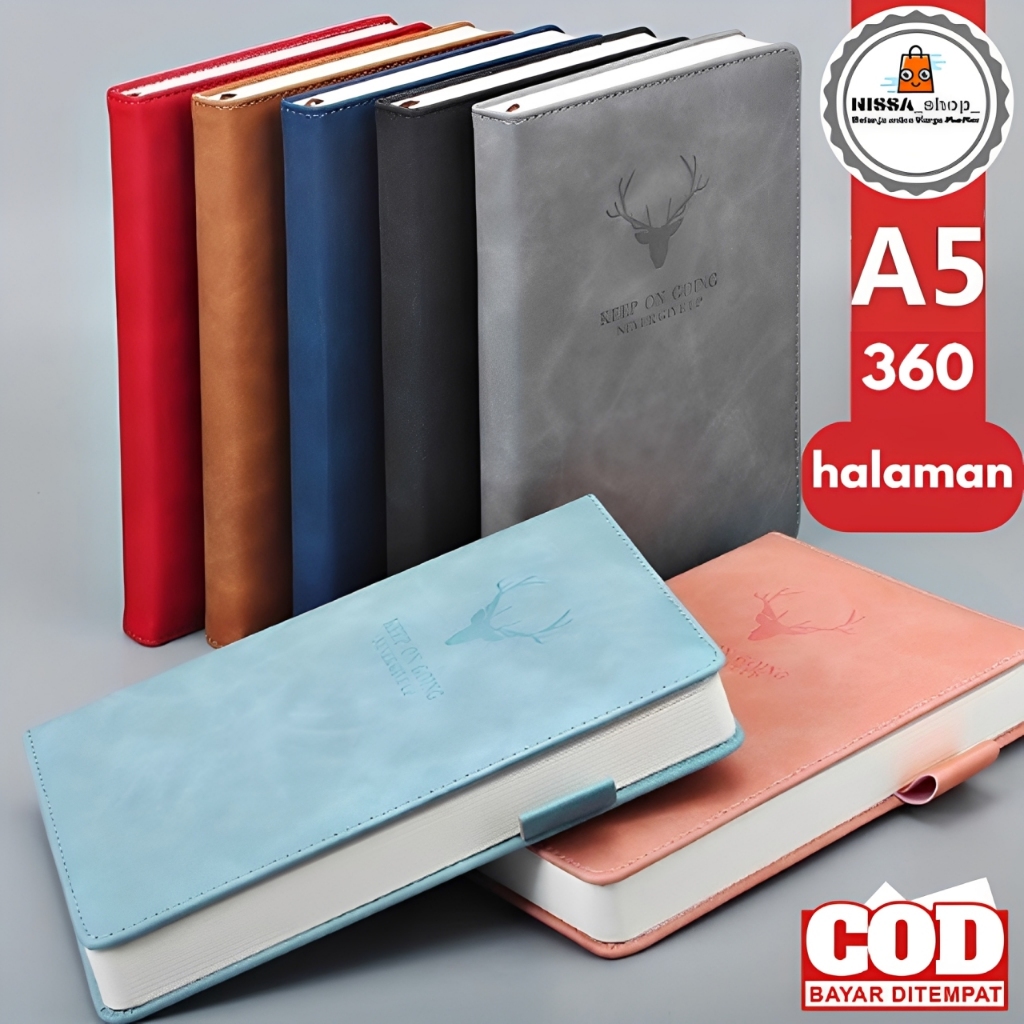 

Buku Catatan Tebal 360 Halaman Jurnal Harian Cover Kulit untuk Bisnis Harian Kantor Kuliah