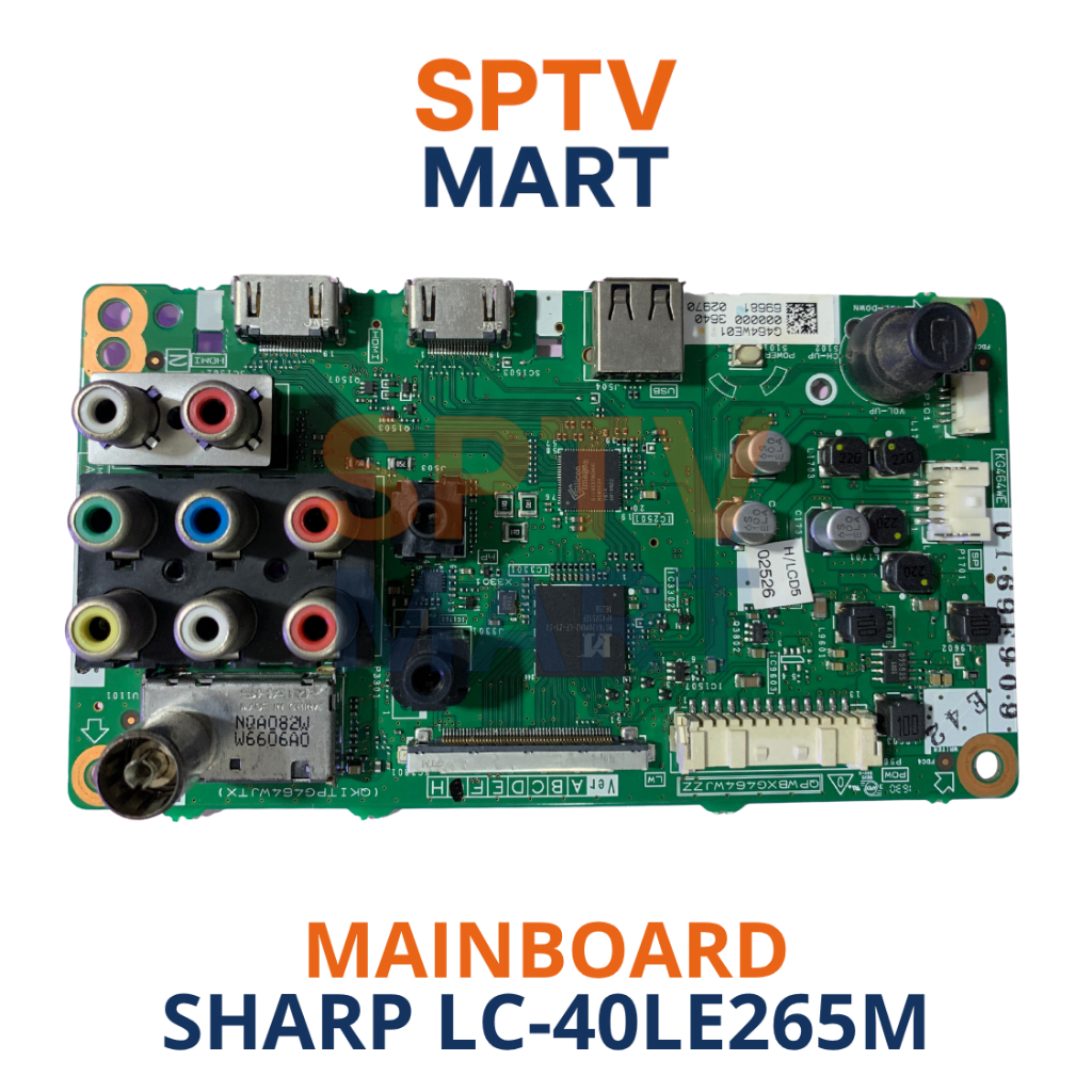 MAINBOARD TV SHARP LC-40LE265M - MB SHARP LC-40LE265M