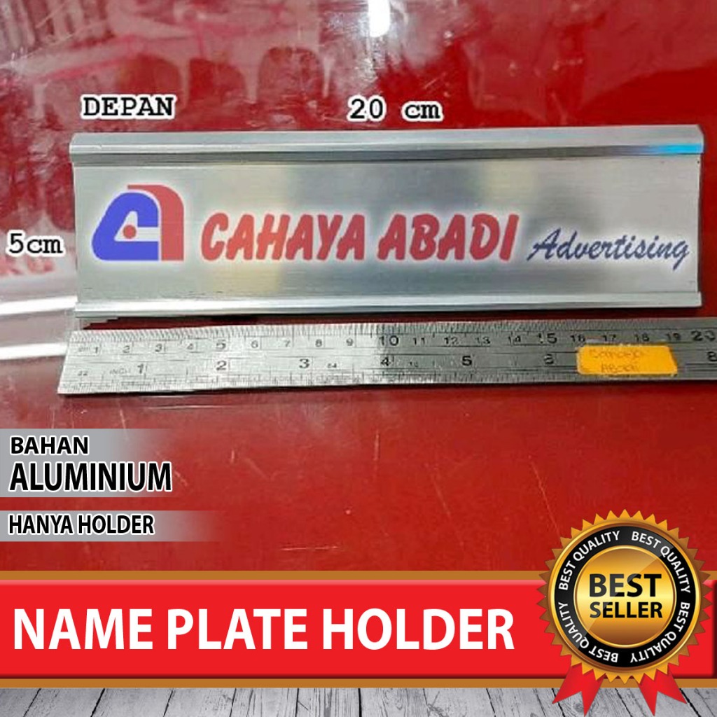 

Name Plate Holder Name Desk Meja Aluminium Sliding Sign Meja Aluminium