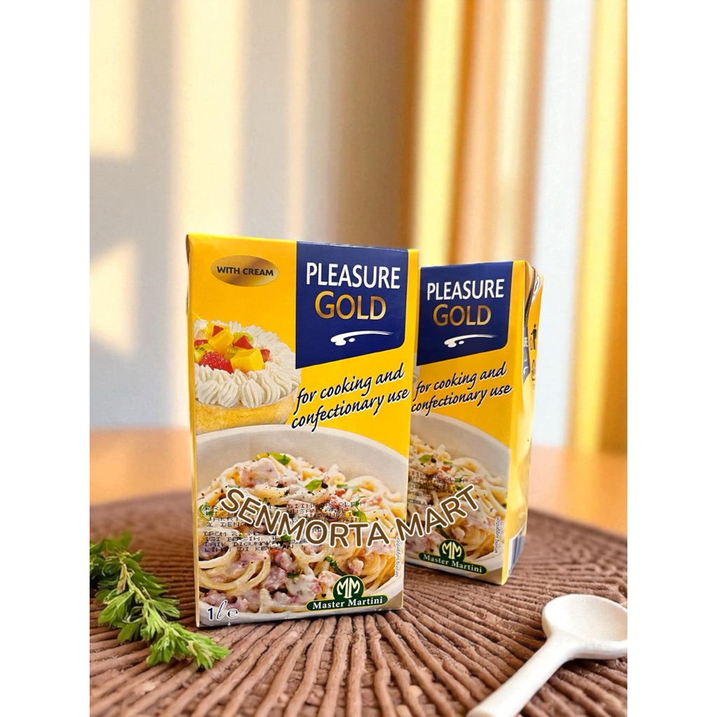 

[Whispers] PLEASURE GOLD UHT COOKING-WHIPPING CREAM SEMI DAIRY IMPORT 1L