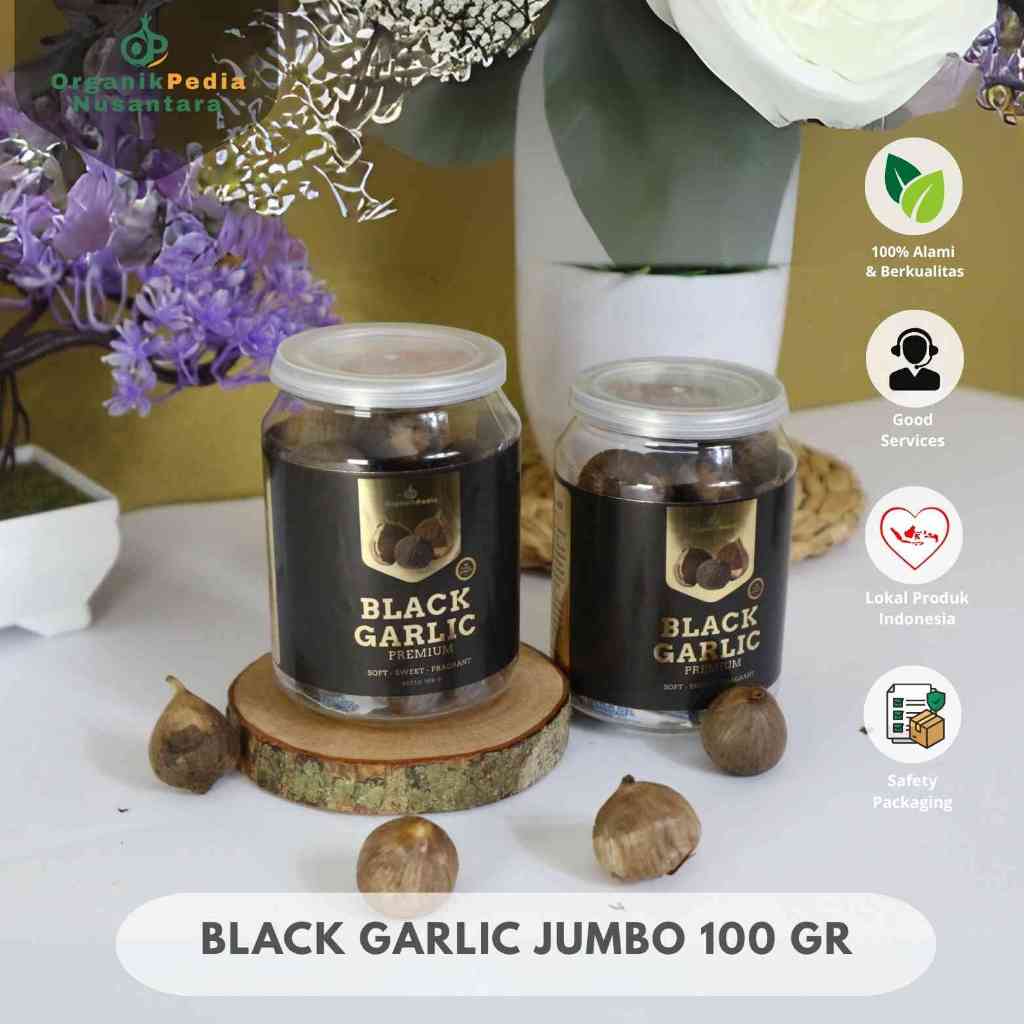 

2PCS JUMBO BLACK GARLIC Bawang Hitam Tunggal Premium Organikpedia Nusantara 100gr