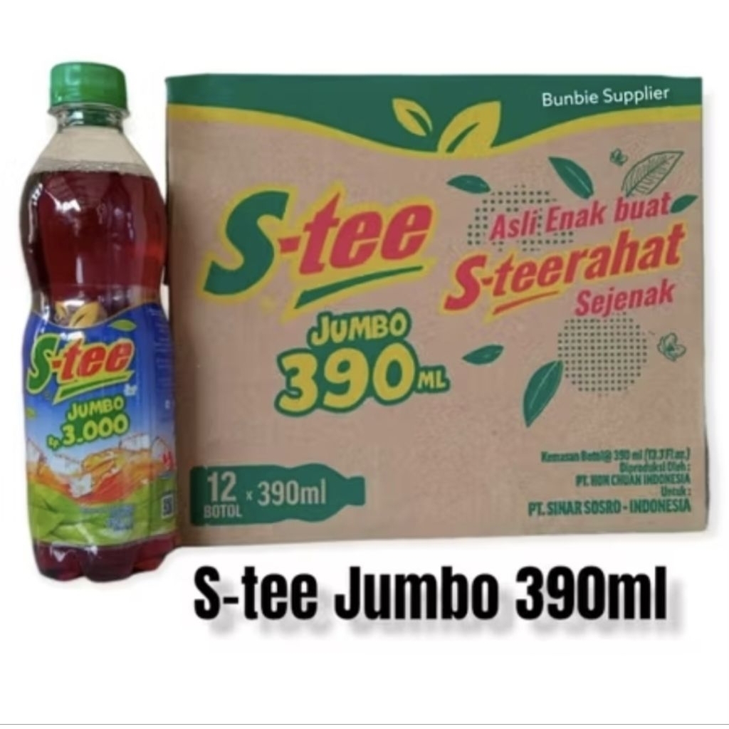 

S-TEE JUMBO 390ML SEGAR DAN NIKMAT