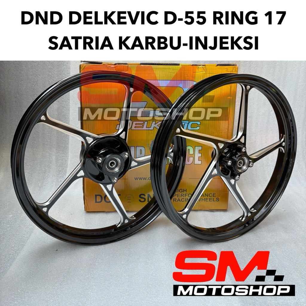 VELG DELKEVIC SATRIA FU KARBU D55 PALANG 5 VELG DND SATRIA FU INJEKSI AK55 ORIGINAL FU OLD BARONG
