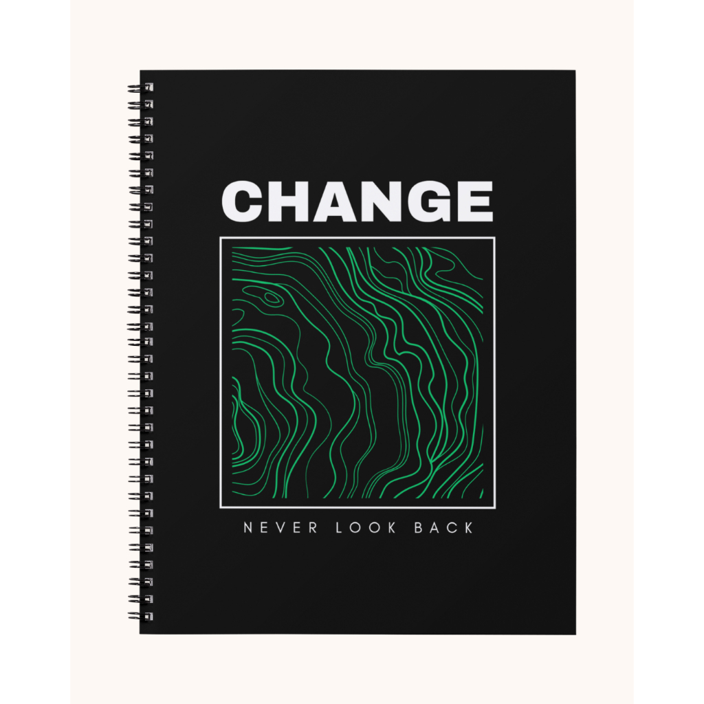 

Notebook Reflektif A5 Spiral – 50 Halaman Hitam Putih | HVS 80gsm & 100gsm – Change