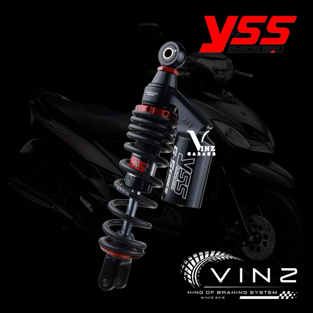 Shock YSS G Plus Mio Black Series // Shock YSS G Plus Smooth Yamaha Mio Black Series 300 Mm // Shock