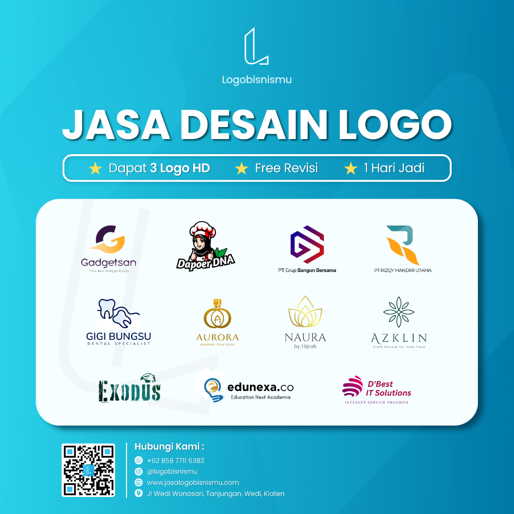 JASA DESAIN LOGO PROFESIONAL 1 HARI JADI - JASA DESAIN GRAFIS LOGO