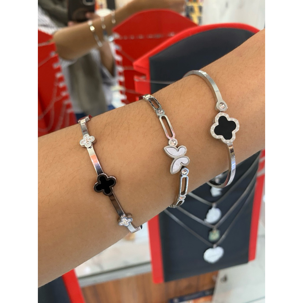 Gelang Wanita (Besi Putih Asli)