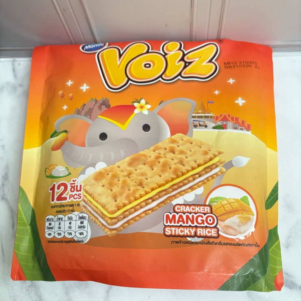 

Voiz Crackers Mango Sticky Rice (Ecer)