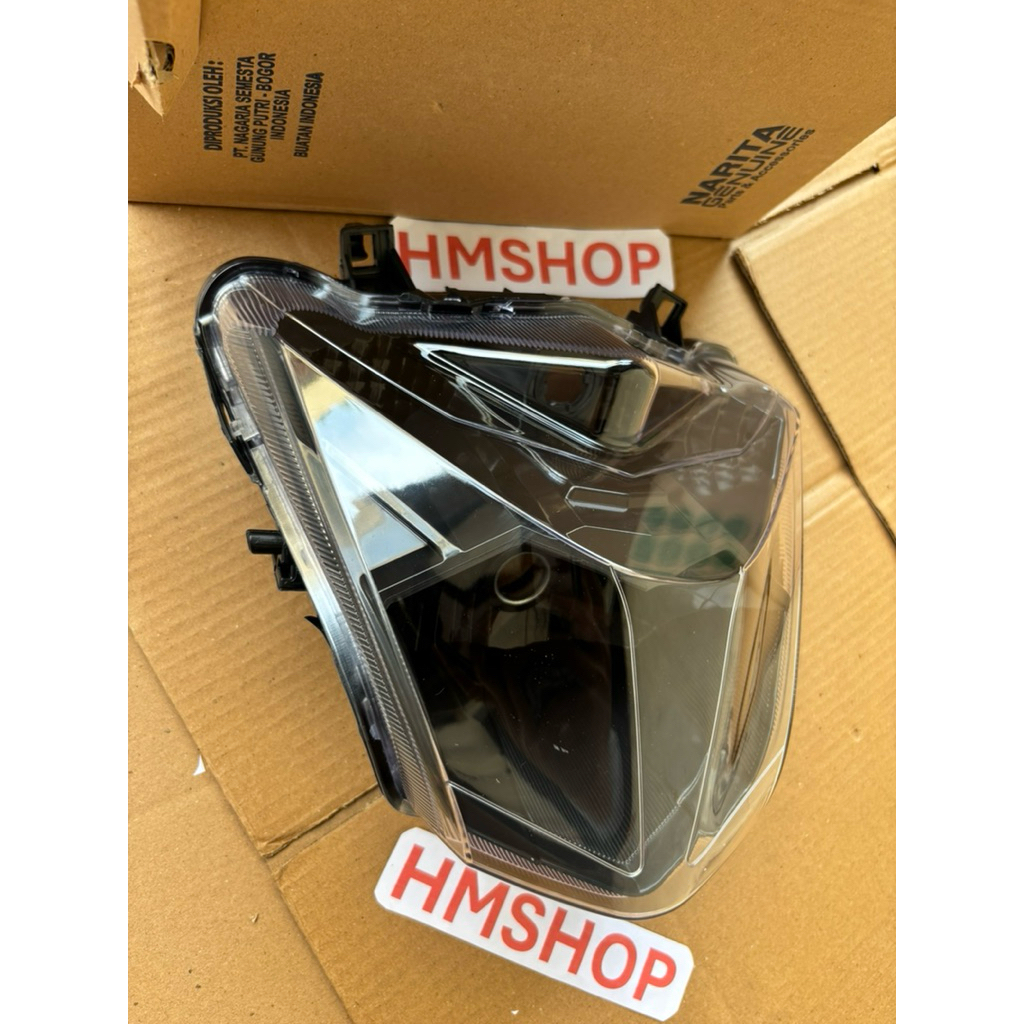 lampu depan beat esp eco street custom hitam