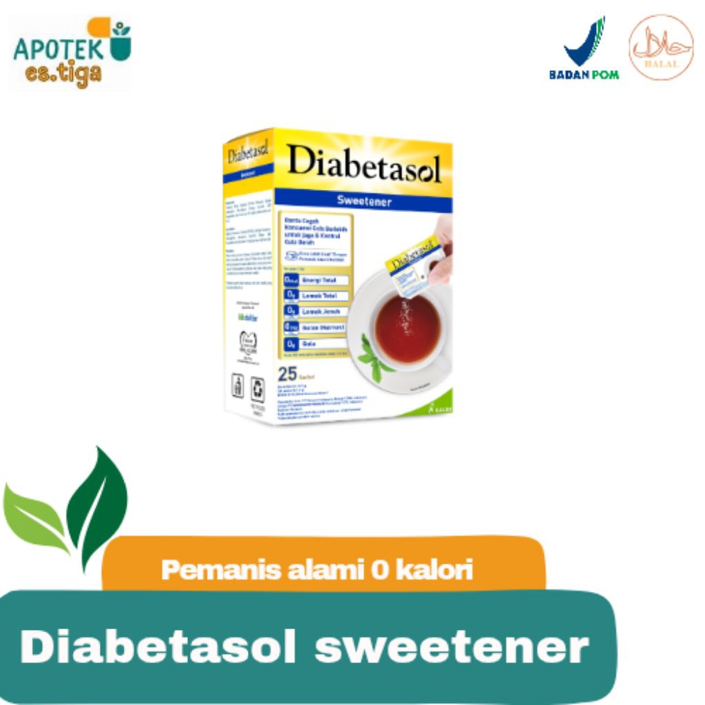 

DIABETASOL SWEETENER 25'S