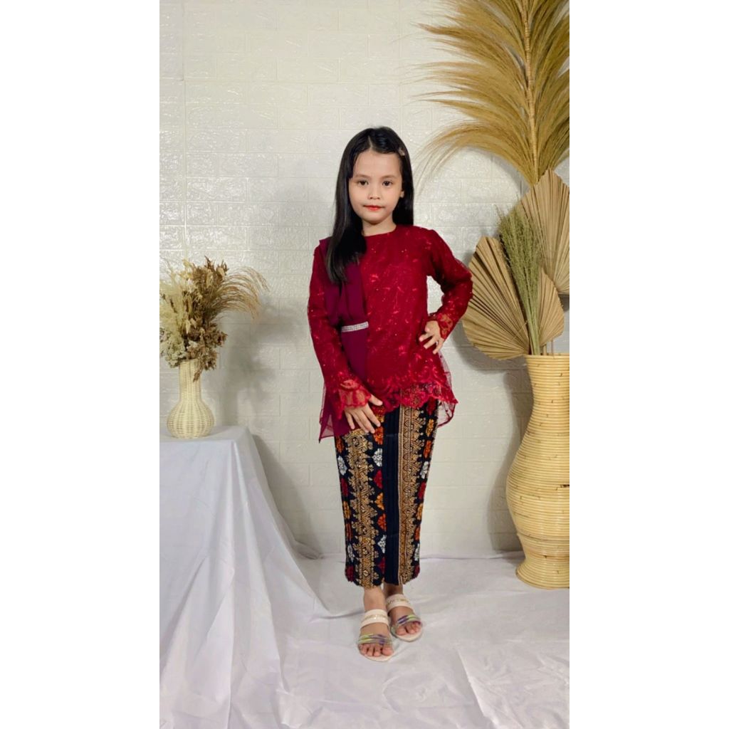 NYL_Mode Kebaya Anak SD Seragam Kartinian Kebaya Wisuda / Kebaya Modern/ Baju Kebaya Anak