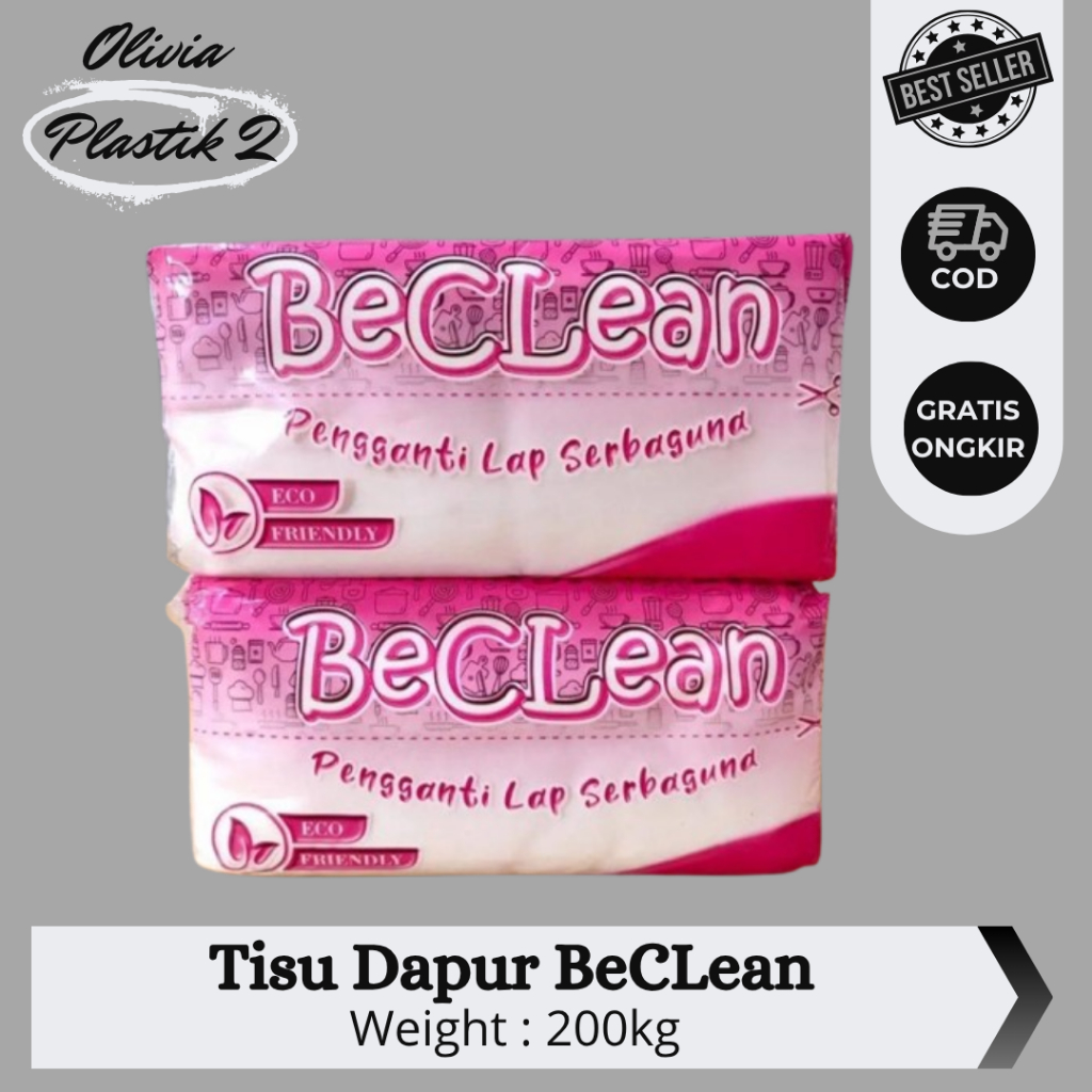 Tissue Dapur Serbaguna 200gr BeCLean