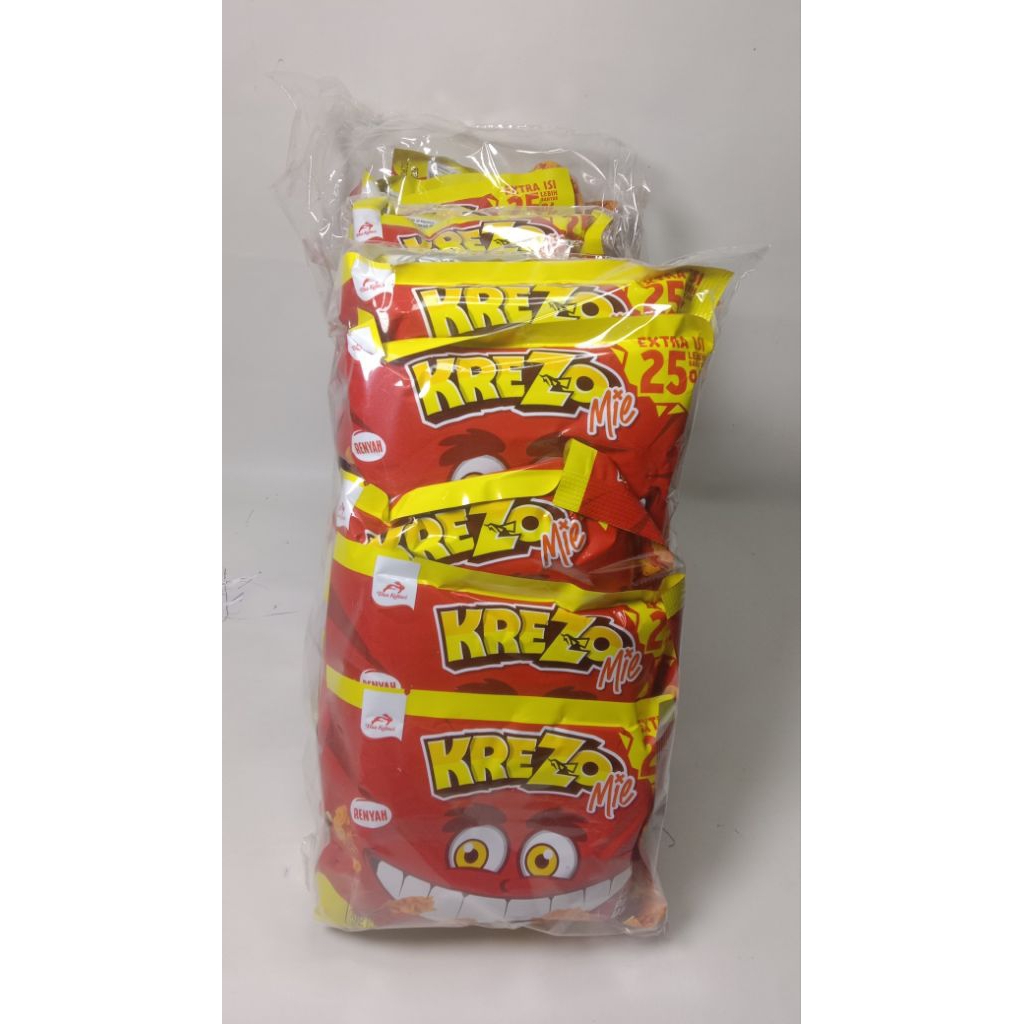 

Dua Kelinci Snack Krezo Mie extra 25% 1 pak isi 10 pcs Renyah Rasa Pedas Manis murah bisa grosir