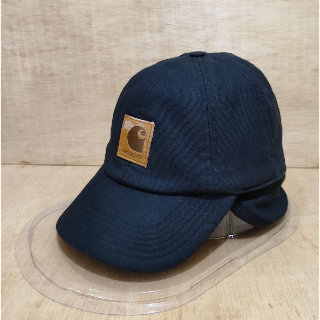 Topi Carhartt Trapper Hat black Original preloved
