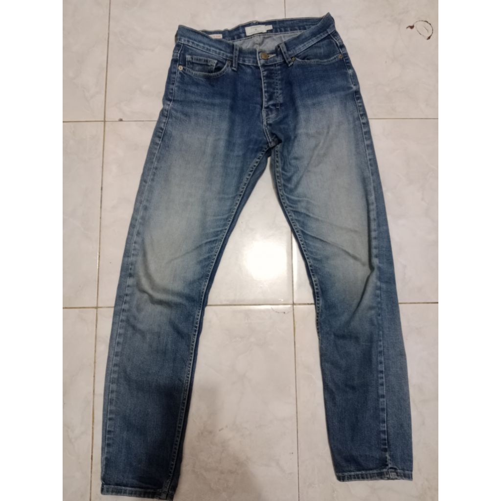 fortified celana jeans topman original blue