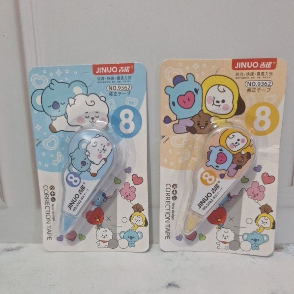 

Spesifikasi Produk :- Motif kartu BT21- Bahan Plastik- Tape : 5 MM x 8 Meter- Long Life & Anti Selip