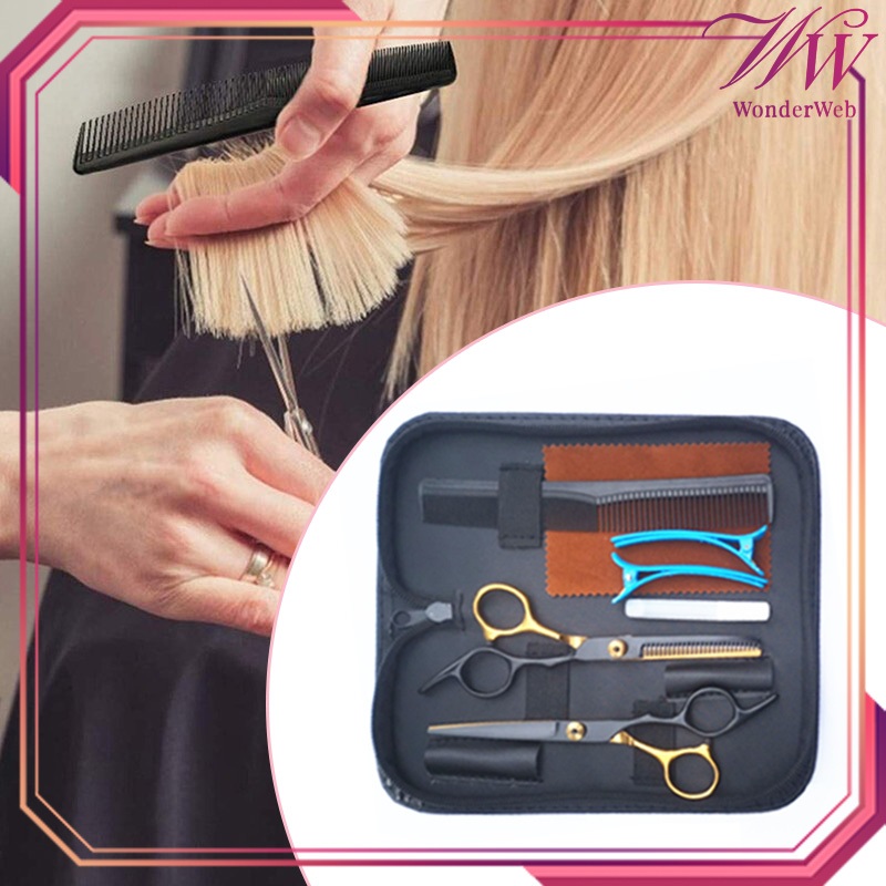 Gunting Pangkas Rambut Set Gunting Rambut Profesional Gunting Penipis Rambut Gunting Rambut Salon