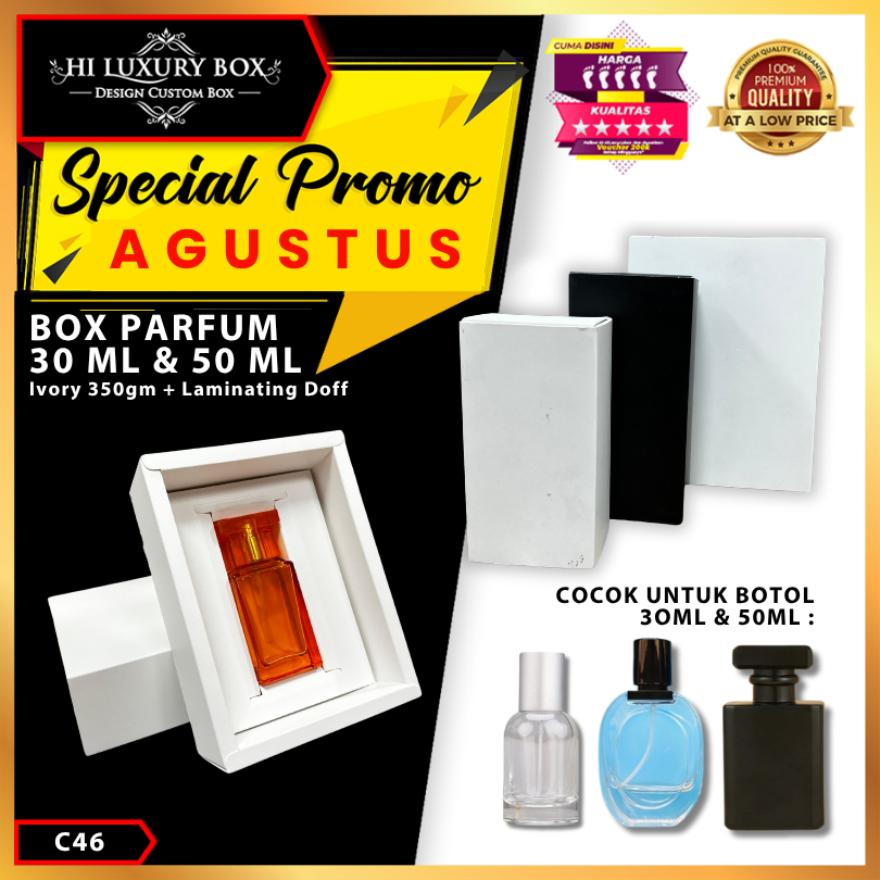 

Box Parfum Custom 30 ml / 50 ml | Sliding Box Parfum Lelabo | Custom Packaging Parfum | C46