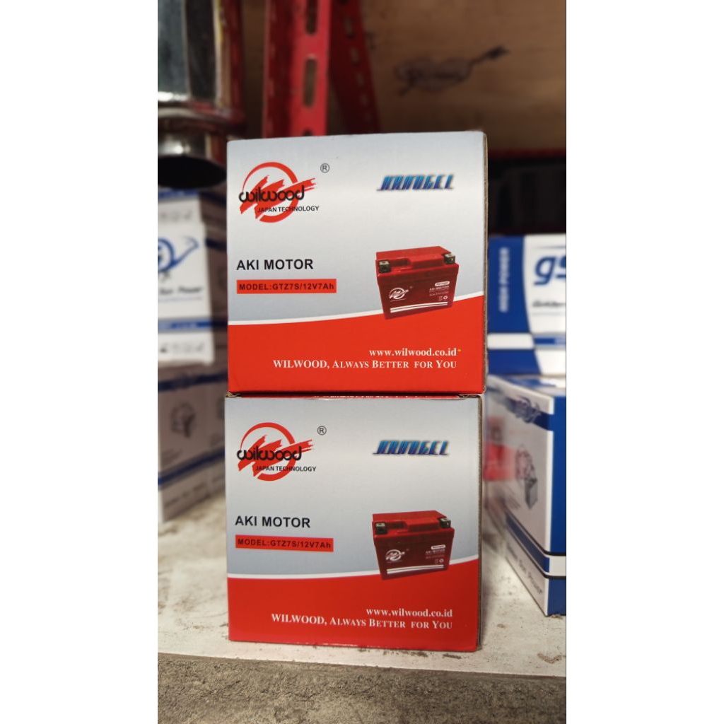 Aki motor kering wilwood Gtz7S/12V7 Ah Vario 125 / 150 Fu CBR PCX