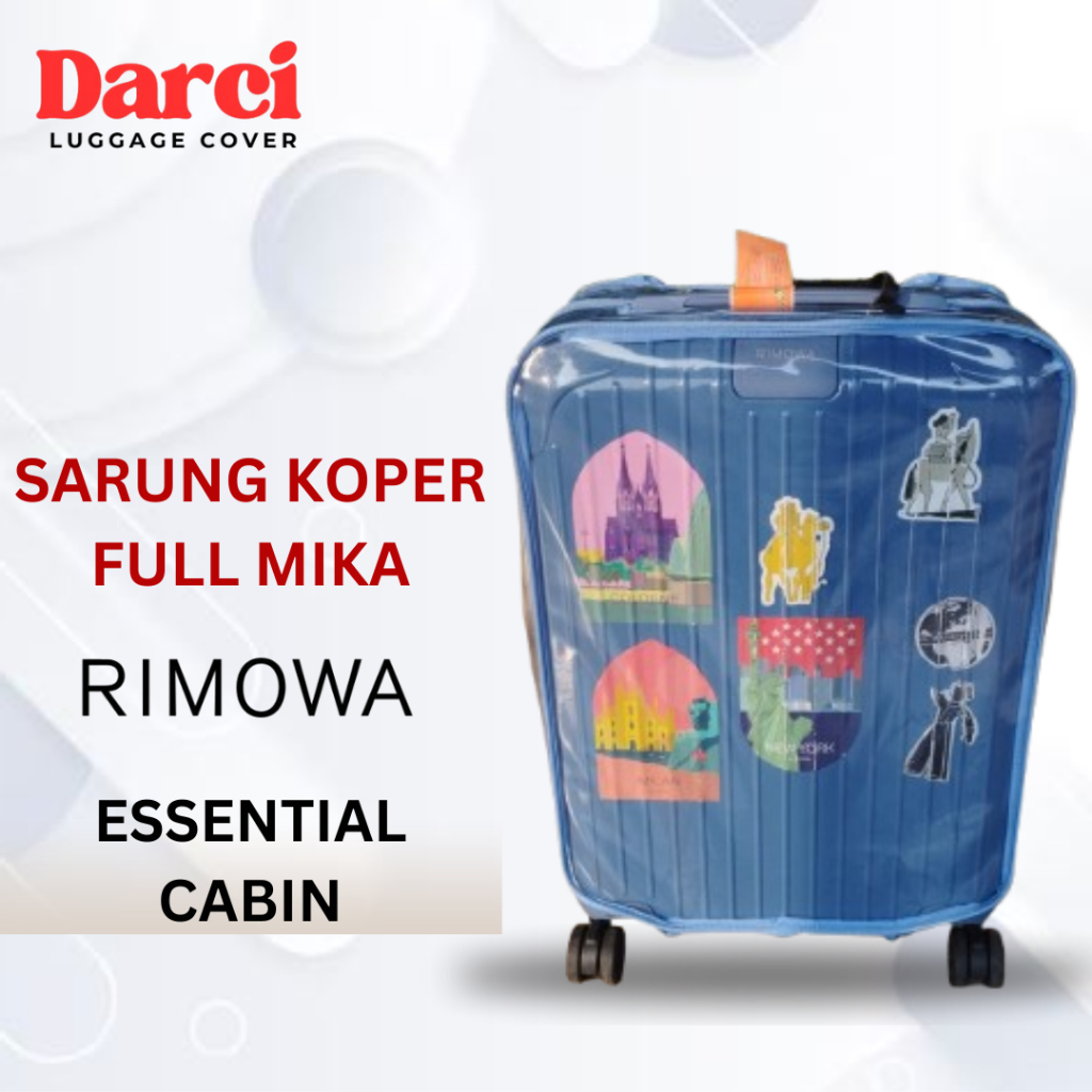 DARCI Cover Koper Rimowa Cabin - Sarung Pelindung Koper Rimowa Essential Cabin