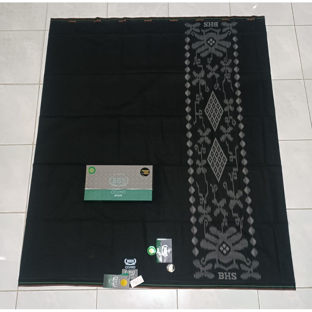SARUNG BHS HITAM POLOS TUMPAL KEMBANG BAHAN ADEM KWALITAS TERJAMIN SARUNG DEWASA BUKAN AFKIR