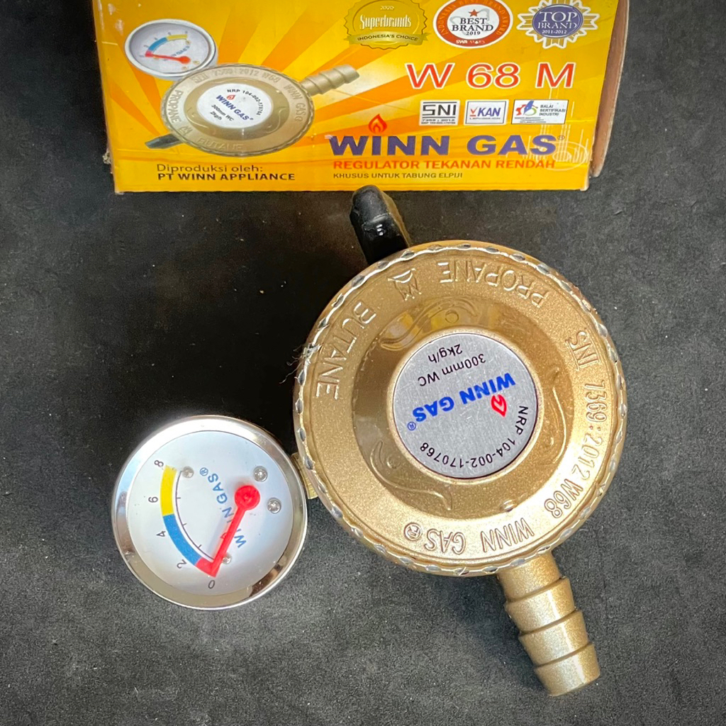 Regulator Winn gas W68M SNI / regulator gas Winn gas / regulator kompor gas