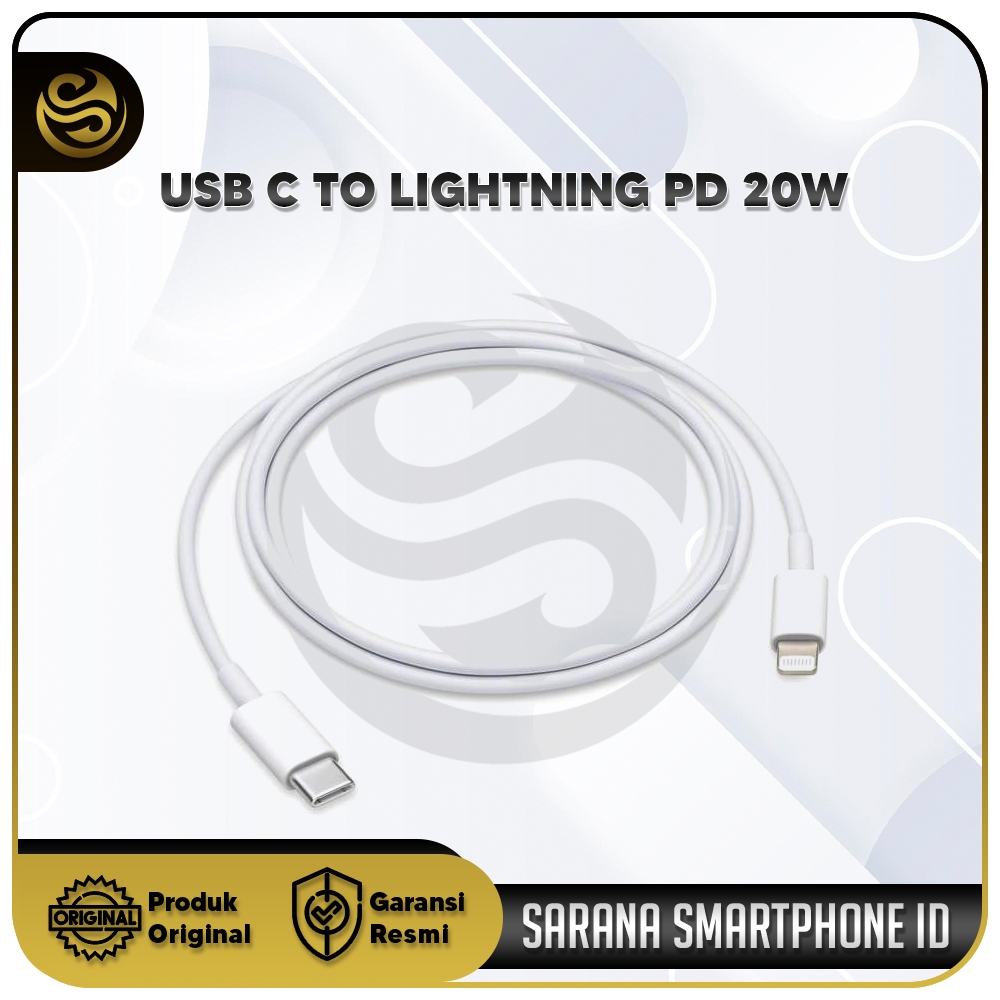 Kabel Original C to Lightning PD 20watt Kabel Charger Cas USB iPhone