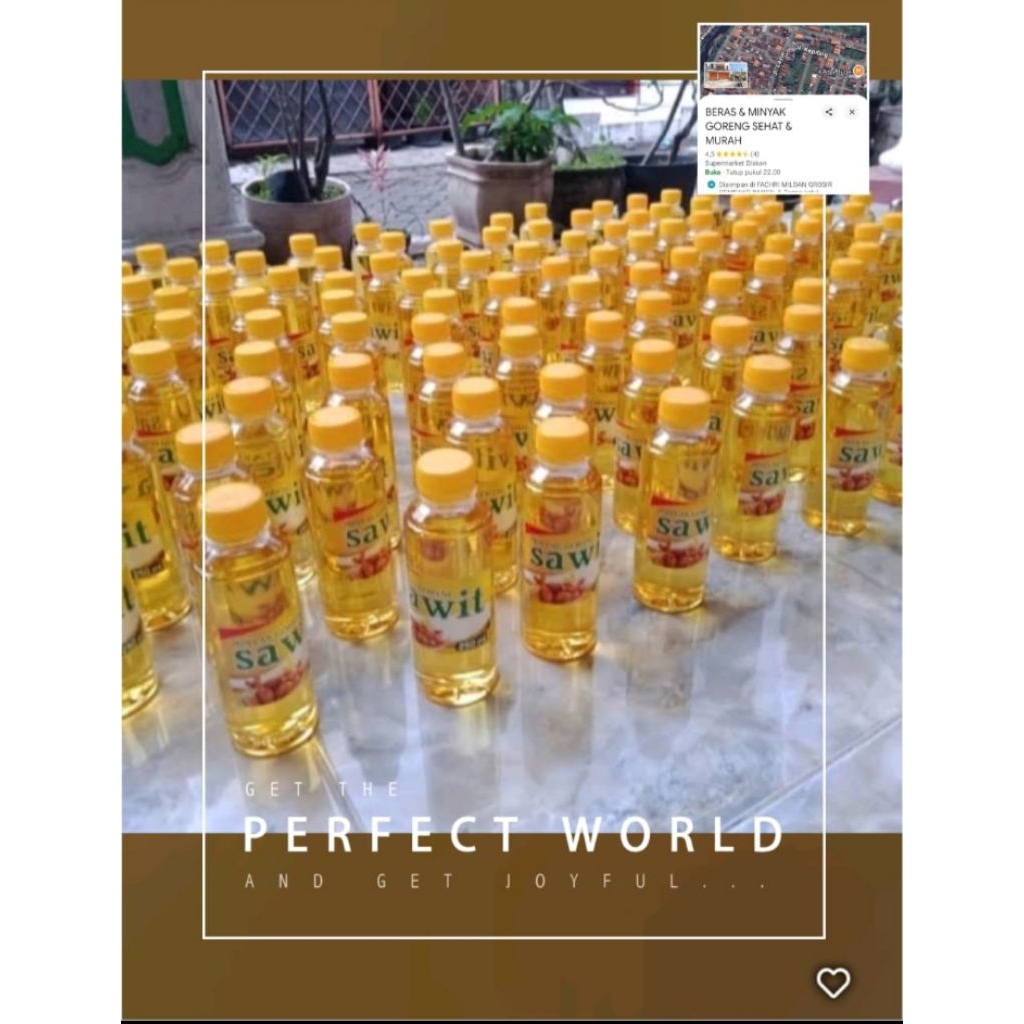 

Minyak Goreng 250 ml : 4 Botol