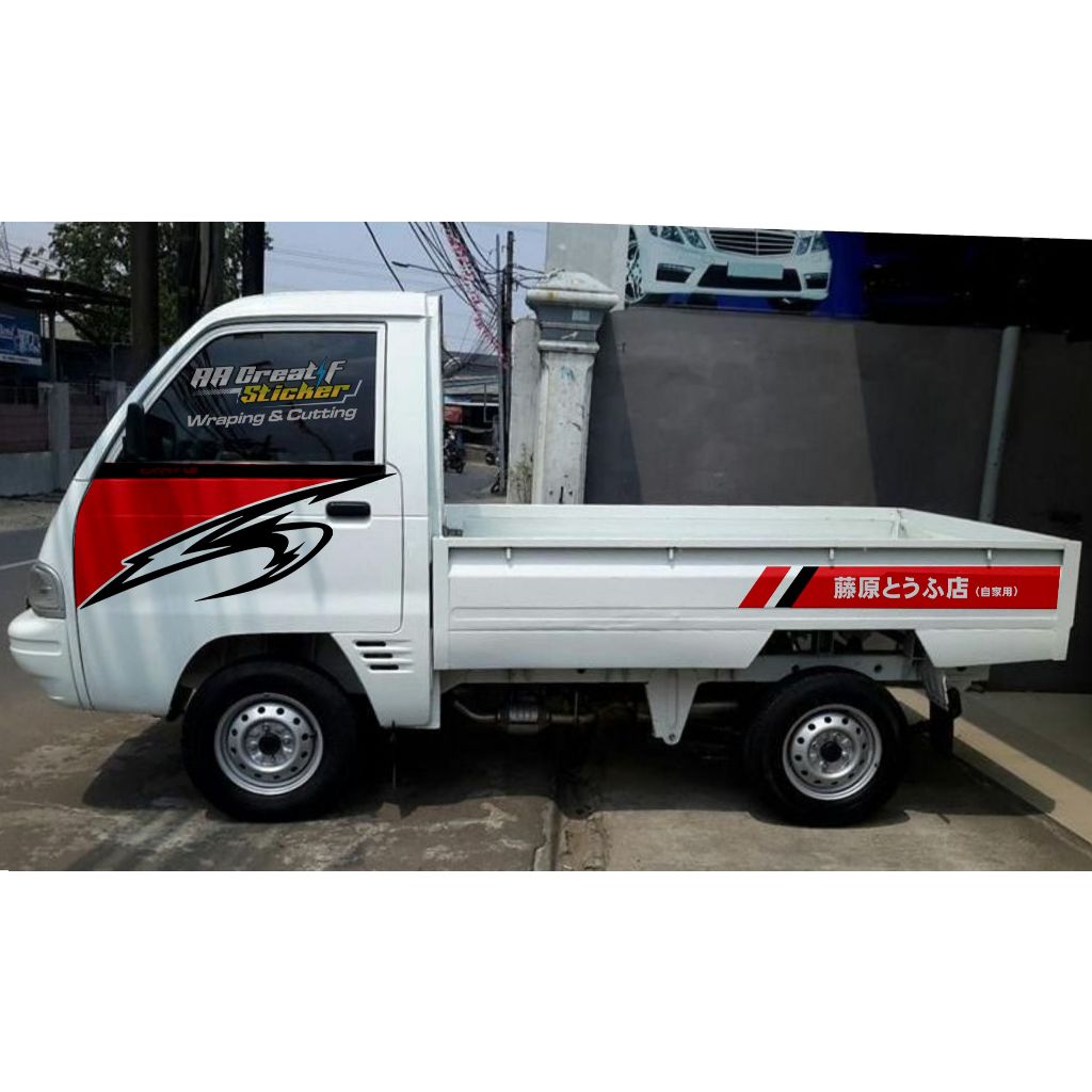 CUTTING STICKER MOBIL Suzuki carry pick up dan t120ss