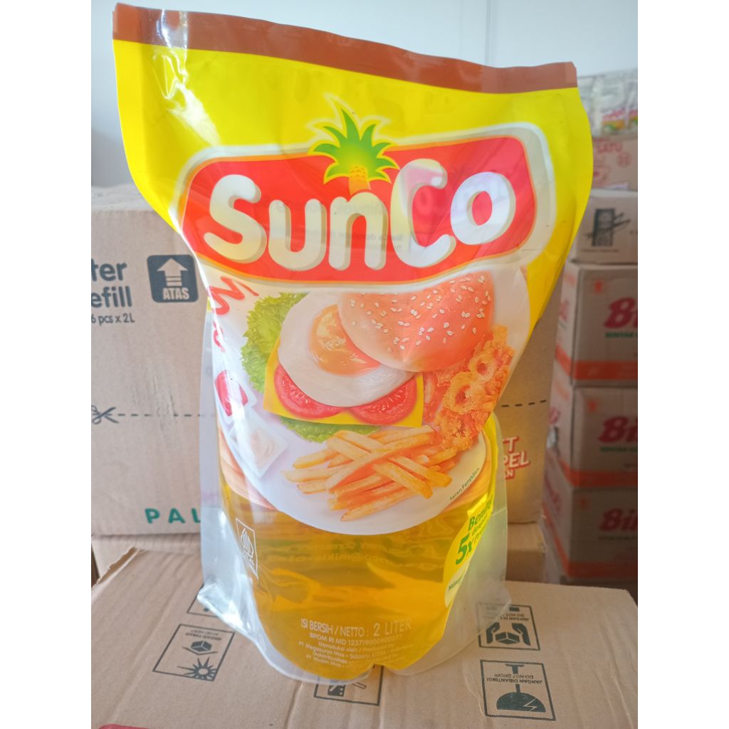 

minyak goreng sunco 2ltr. 1dus isi 6pcs