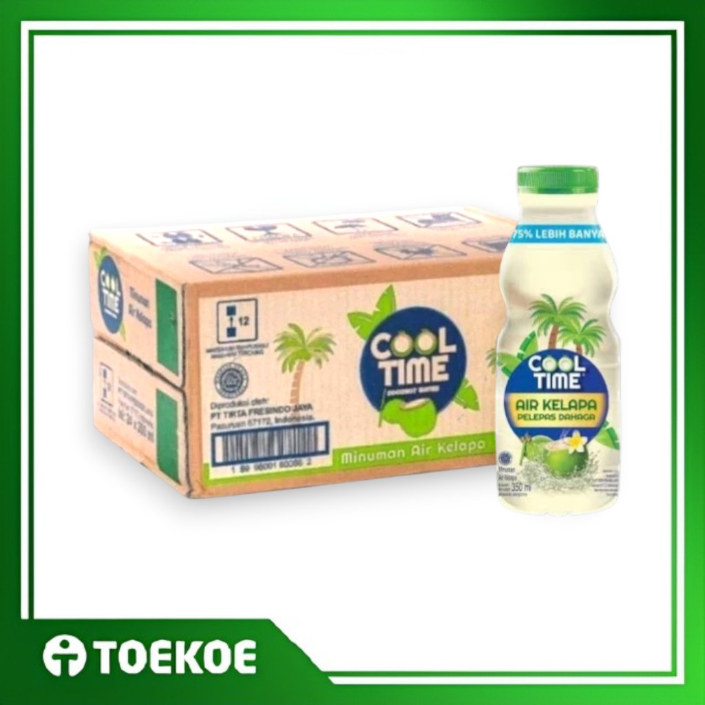 

TOEKOE 1 Dus Cool Time Coconut Water 350 ml [Isi 12pcs] / Minuman Air Kelapa