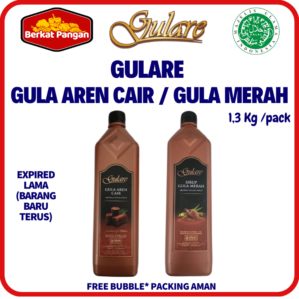 

Gulare Palm Sugar Syrup (Gula Aren Cair) / Sirup Gula Merah 1.3 Kg