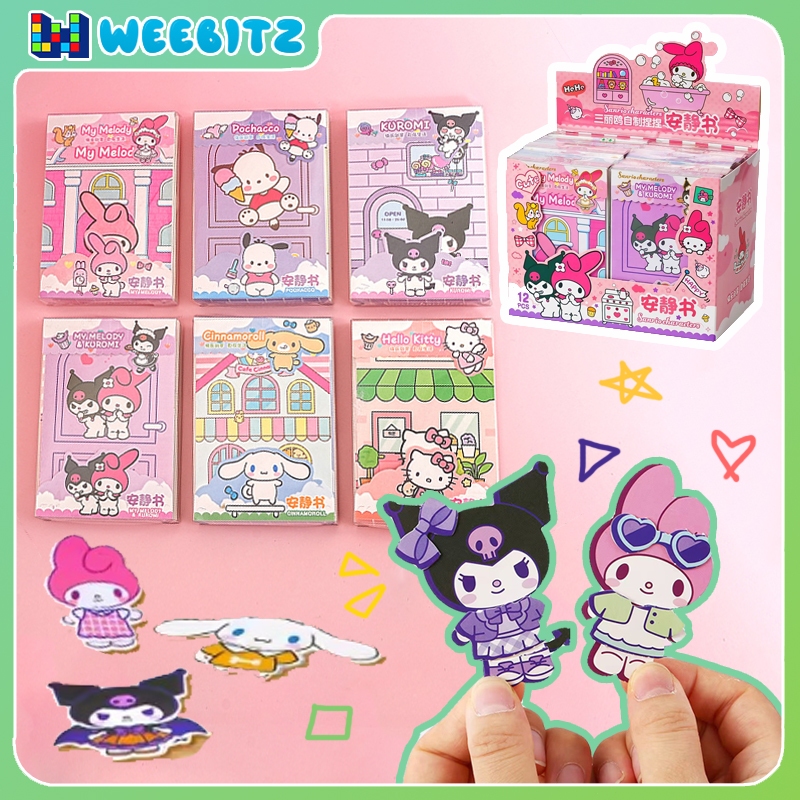 

Weebitz 3D Sticker Busy Book Quiet BookTidak Perlu Memotong Buku Sticker Lucu Jumbo Bubble Melody