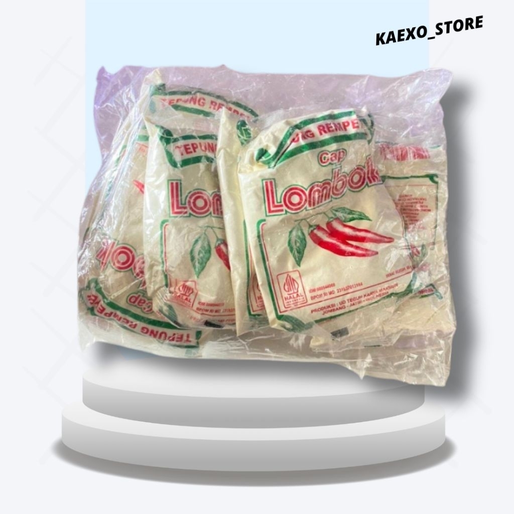 

Tepung Rempeyek Cap Lombok || Rabuk Lombok Sachet Murah