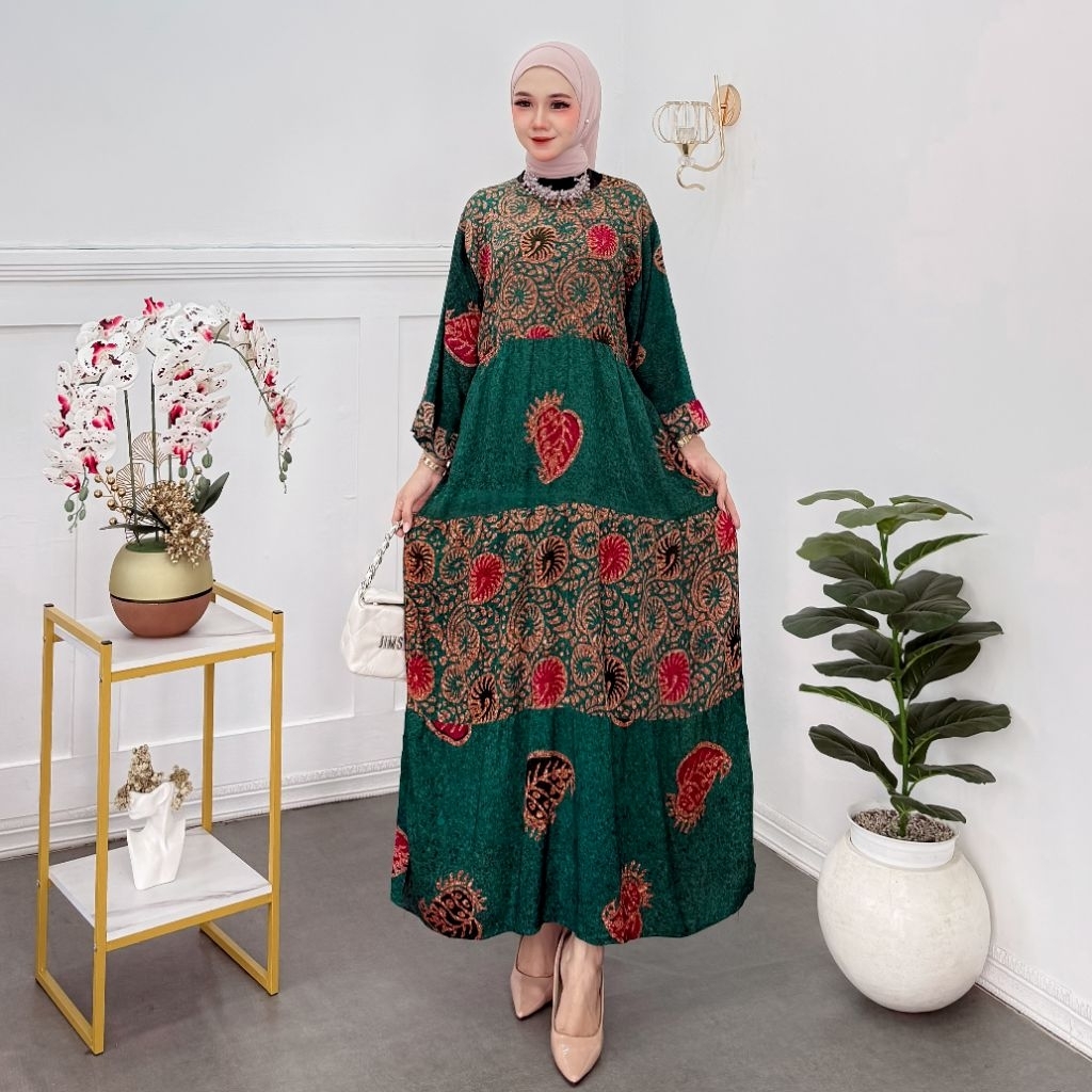 daster maura daster batik daster busui dress batik daster lengan panjang daster panjang daster batik