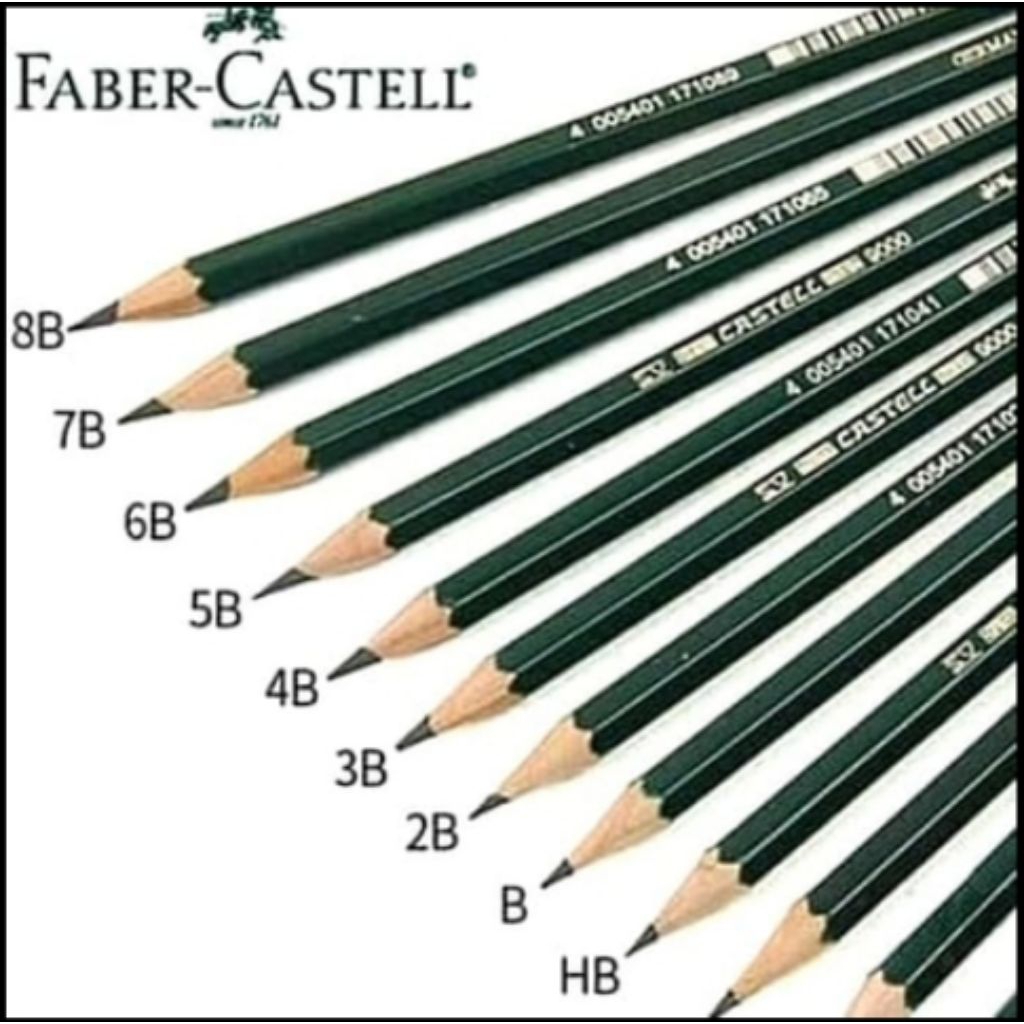 

pensil faber Castell (1 pack isi 12)