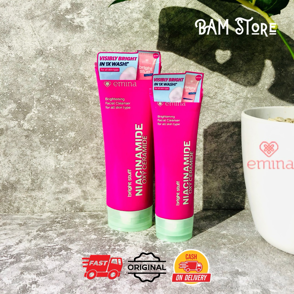 Emina Bright Stuff Face Wash 50 ml 100 ml - Sabun Muka Sabun Wajah Emina