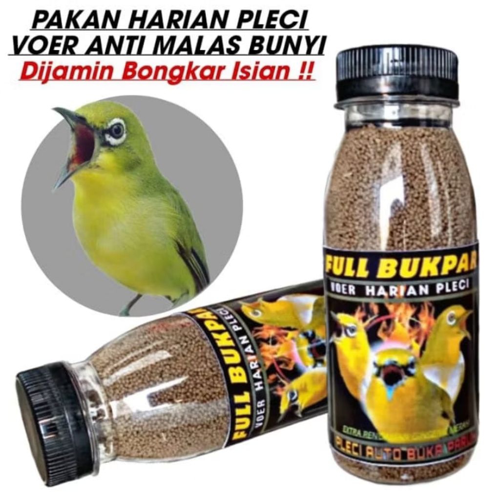 PROMO EXTRA,,,FULL BUKPAR VOER PAKAN HARIAN PLECI PENGGACOR PLECI NGEBREN EBOD PLECI PAKAN BURUNG PL