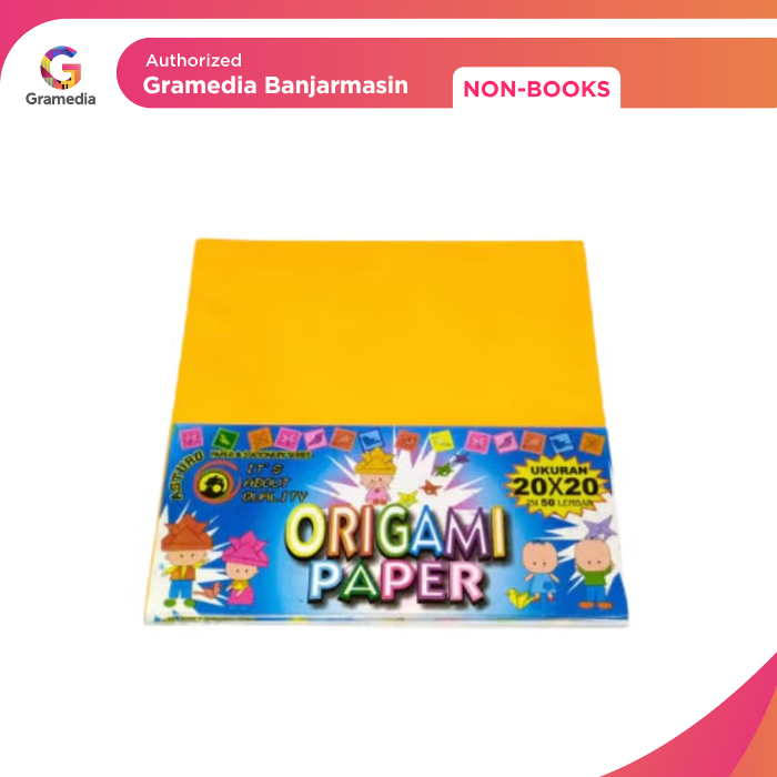 

Gramedia Banjarmasin - Origami Paper Asturo 20 X 20Cm 50 Sheets