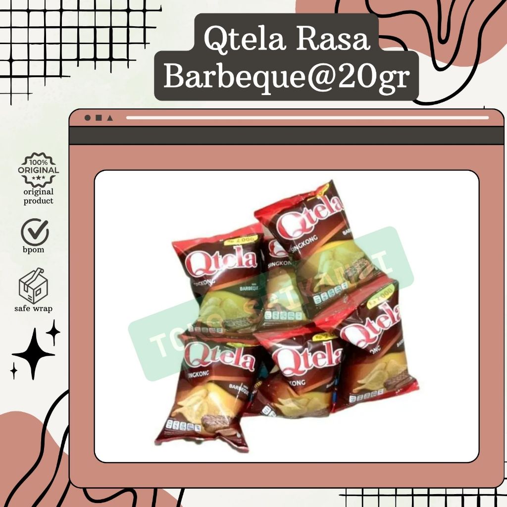 

Qtela Rasa Barbeque@20gr Satuan/Eceran