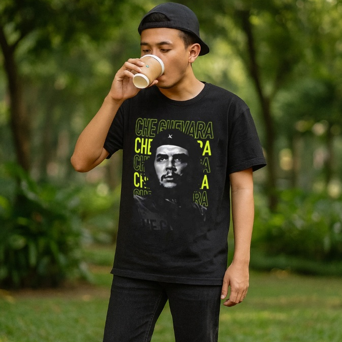 Kaos Che Guevara, Che Guevara T-Shirt , kaos BAND, KAOS MUSIK, KAOS Che Guevara --SABLON PLASTISOL-