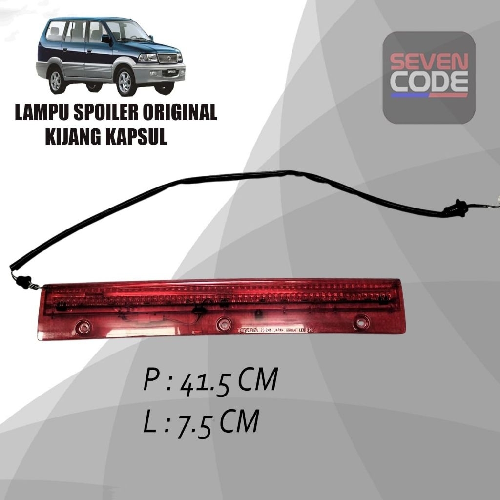 LAMPU SPOILER KIJANG KAPSUL LGX ORIGINAL / LAMPU SPOILER BELAKANG KIJANG LAMA ORIGINAL
