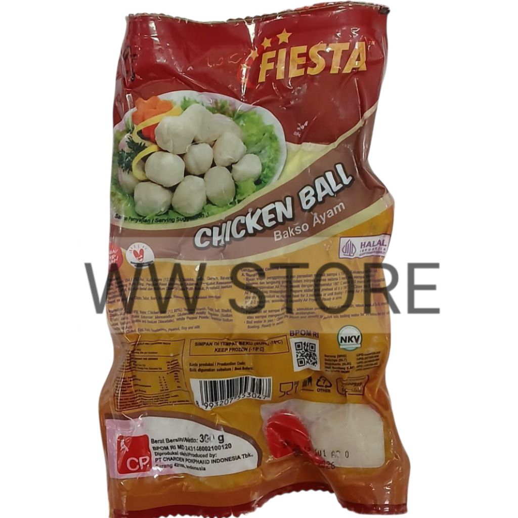 

Bakso ayam halal MUI FIESTA CHICKEN BALL 300g