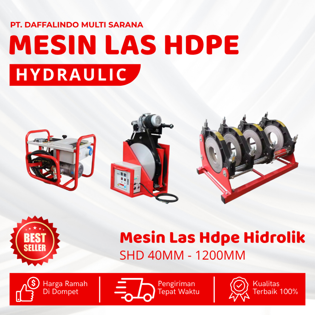 Mesin Penyambung Pipa Hdpe 250mm - Alat Las Pipa Hdpe 10 Inch